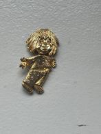 goudkleurige Broche Cleo de la Familia Telerin, Overige materialen, 4 tot 7 cm, Gebruikt, Ophalen of Verzenden