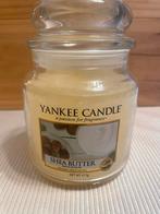 Yankee Candle Shea Butter Kaars nieuw, Overige materialen, Gebruikt, Wit, Ophalen of Verzenden