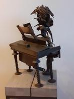 metalen beeld pianist, Antiek en Kunst, Kunst | Beelden en Houtsnijwerken, Ophalen