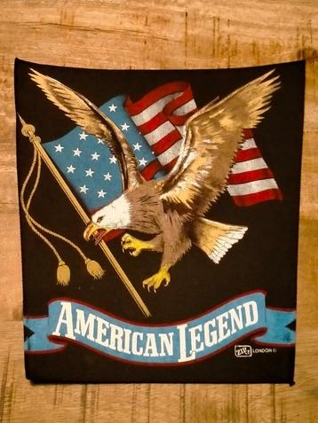 American Legend USA Eagle Zip It Londen vintage backpatch beschikbaar voor biedingen