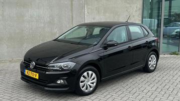 Volkswagen Polo 1.0 TSI 95pk AUT 2018 Zwart PDC|NAP|1E EIG. beschikbaar voor biedingen