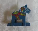 Zweeds Dala paard, servethouder, blauw, Ophalen of Verzenden, Gebruikt