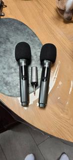 Set draadloze microfoons, Muziek en Instrumenten, Microfoons, Ophalen of Verzenden, Zo goed als nieuw, Zangmicrofoon, Draadloos
