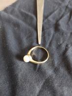Dames ring met parel 585 goud merk, Ophalen, Zo goed als nieuw, Goud