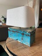 Industriële lamp (voet en kap), Huis en Inrichting, Lampen | Lampenkappen, Rond, Ophalen of Verzenden, Zo goed als nieuw