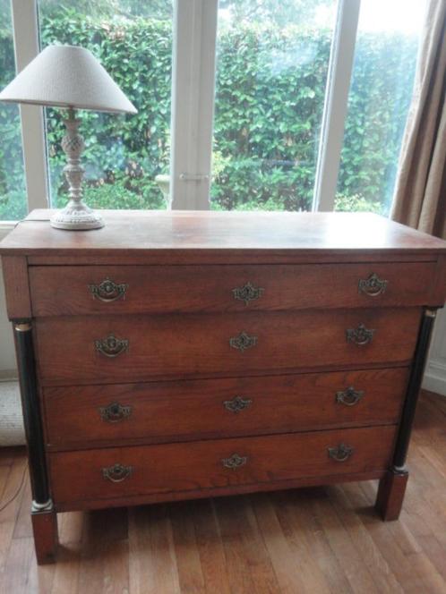 antieke EMPIRE COMMODE (1820), ladenkast, Antiek en Kunst, Antiek | Meubels | Kasten, Ophalen