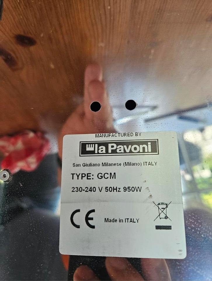 La Pavoni espresso machine type GCM, Witgoed en Apparatuur, Koffiezetapparaten, Zo goed als nieuw, Gemalen koffie, Espresso apparaat