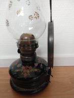 mooie oud wand olielamp beschilderd, Antiek en Kunst, Ophalen of Verzenden