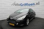 Peugeot 307 CC 1.6-16V nette cabrio met halfleer (bj 2006), Auto's, Zwart, 4 cilinders, Cabriolet, 4 stoelen