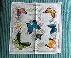 Vintage Zakdoekje met Vlinders - Australische Print, Antiek en Kunst, Ophalen of Verzenden