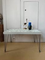 Vintage design hairpin bijzettafel, mozaïek salontafel, Ophalen