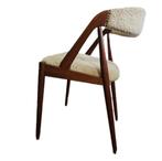 Vintage 50 60  Kai Kristiansen mid century design teak stoel, Gebruikt, Ophalen of Verzenden, Wit