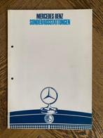 NL brochure folder Mercedes-Benz Speciale uitrustingen 1968, Ophalen of Verzenden, Zo goed als nieuw, Mercedes-Benz, Mercedes
