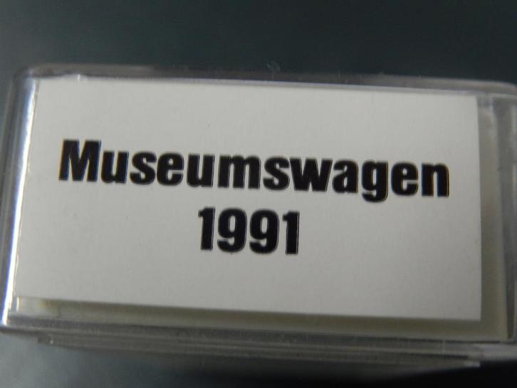 märklin mini club museumwagon 1991  spoor Z  nieuw, Hobby en Vrije tijd, Modeltreinen | Overige schalen, Nieuw, Wagon, Gelijkstroom of Wisselstroom