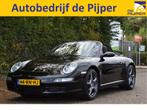 Porsche 911 Cabrio 997 3.6 Carrera 325 pk | Historie aanwezi, Auto's, Porsche, Achterwielaandrijving, Gebruikt, Zwart, 4 stoelen