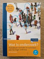 Wat is onderzoek? - Praktijkboek, Boeken, Ophalen of Verzenden, Gelezen, HBO, Nel Verhoeven