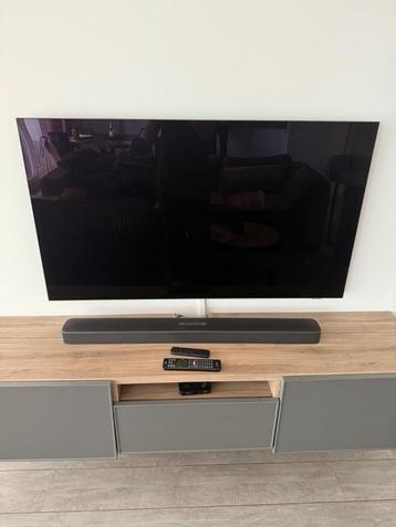 Philips 55OLED803 Ambilight 55" + JBL Soundbar met Subwoofer beschikbaar voor biedingen