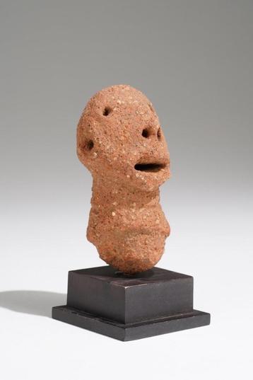 250920 Afrikaans Antiek Terracotta Katsina hoofdje - Nigeria beschikbaar voor biedingen