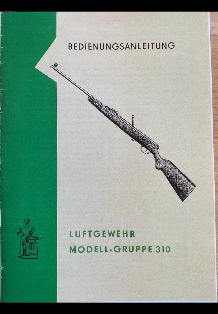 Haenel 310 handleiding, zie omschrijving, Sport en Fitness, Schietsport-accessoires, Zo goed als nieuw, Ophalen of Verzenden