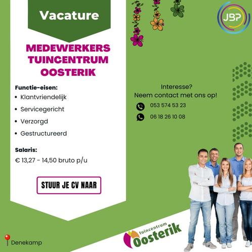 Medewerkers voor Tuincentrum Oosterik, Vacatures, Vacatures | Detailhandel en Winkelpersoneel, Starter, Vast contract