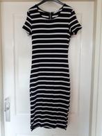 zwart/wit gestreepte jurk, maat s, Kleding | Dames, Jurken, Verzenden, Zwart, Zo goed als nieuw, Dovely & Jo