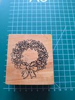 Houten stempel Krans, Verzenden, Gebruikt, Houten stempel
