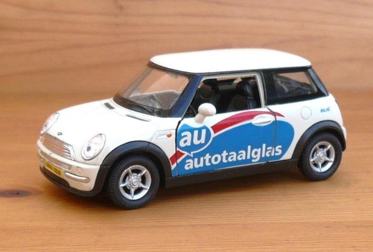 Welly 49766, Mini Cooper, Autotaalglas promotie schaal 1/38., Hobby en Vrije tijd, Modelauto's | 1:43, Gebruikt, Auto, Overige merken