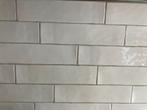 Witte glanzende metrotegels, Doe-het-zelf en Verbouw, Ophalen, Nieuw, Minder dan 20 cm, 20 tot 40 cm