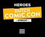 Dutch Comic Con Ticket Zondag, Tickets en Kaartjes, Evenementen en Festivals, Eén persoon