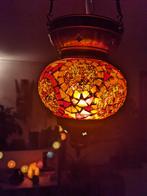 Mozaïek hanglamp Turks/Marokkaans rood-oranje, Huis en Inrichting, Lampen | Hanglampen, Ophalen, Minder dan 50 cm