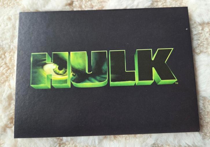 Hulk - 2003, Verzamelen, Ansichtkaarten | Themakaarten, Ongelopen, 1980 tot heden, Sterren en Beroemdheden, Verzenden