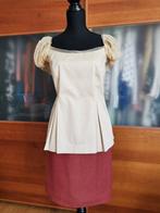 ALBERTA FERRETTI zijden/katoenen blouse mt40/42, Kleding | Dames, Ophalen of Verzenden, Zo goed als nieuw, Maat 42/44 (L)