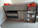Half hoog slaper, met bureau en kast, Huis en Inrichting, Ophalen, Gebruikt, Eenpersoons