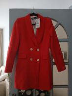Blazer Lang kleur Rood  Maat M Nieuw Zara, Maat 38/40 (M), Zara, Nieuw, Ophalen of Verzenden