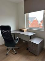 Ikea bureau (verstelbaar) met ladekastje, Huis en Inrichting, Kasten | Ladekasten, Ophalen, Kunststof, Gebruikt, 75 cm of meer