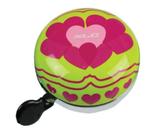 XLC BEL HEARTS DING DONG 83MM groen/roze, Ophalen of Verzenden, Nieuw