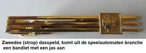 een Zweedse stropdasspeld, aangeklede speelautomaat., Verzamelen, Automaten | Gokkasten en Fruitautomaten, Nieuw, Ophalen of Verzenden