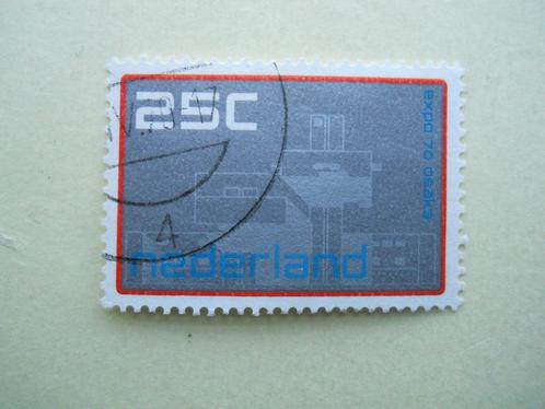 Nederland 1970 Wereldtentoonstelling Osaka Nvph.964 gest., Postzegels en Munten, Postzegels | Nederland, Gestempeld, Na 1940, Ophalen of Verzenden