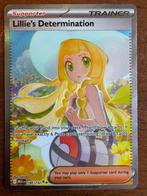 lillie's determination 184/132, Hobby en Vrije tijd, Verzamelkaartspellen | Pokémon, Ophalen of Verzenden, Nieuw, Losse kaart