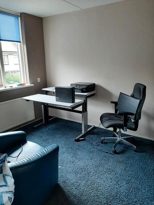 Duo bureau, Huis en Inrichting, Bureaus, Zo goed als nieuw, In hoogte verstelbaar, Ophalen