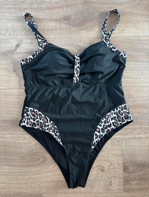 Badpak maat 48, Kleding | Dames, Badmode en Zwemkleding, Zo goed als nieuw, Badpak, Zwart, Ophalen of Verzenden