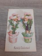 Verjaardagskaart jongen meisje 1934, Verzamelen, Ansichtkaarten | Themakaarten, Ophalen of Verzenden, 1920 tot 1940, Kinderen
