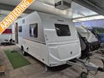 Knaus Sport 500 QDK met 3 stapelbedden!, Caravans en Kamperen, Bedrijf, Treinzit, Overige typen, 5 tot 6 meter