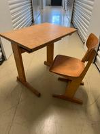 Casala retro/vintage school tafel en stoel, Gebruikt, Ophalen