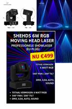 SHEHDS 6W RGB Moving Head DJ Laser – Professionele Showlaser, Ophalen of Verzenden, Nieuw