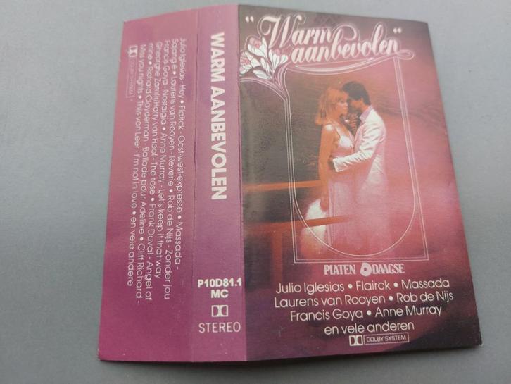 WARM AANBEVOLEN 1981 (CASSETTEBANDJE), Cd's en Dvd's, Cassettebandjes, Zo goed als nieuw, Origineel, Verzamelalbums, 1 bandje