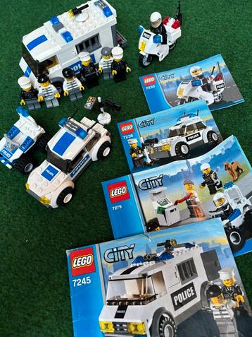 LEGO City Politie 7235, 7236, 7279 en 7245 beschikbaar voor biedingen