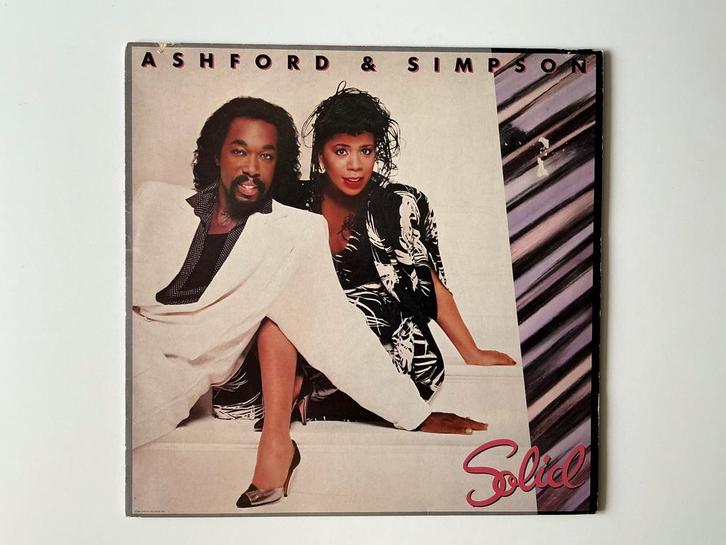 Ashford & Simpson – Solid Lp funk disco, Cd's en Dvd's, Vinyl | Dance en House, Gebruikt, Disco, 12 inch, Ophalen of Verzenden