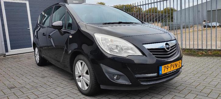Opel Meriva 1.4 Turbo Ecotec 120pk 2011 Zwart, Auto's, Opel, Bedrijf, Meriva, ABS, Airbags, Airconditioning, Alarm, Boordcomputer