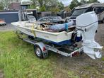 Boston Whaler 15 classic Evinrude Etec 90pk met trailer, Gebruikt, Ophalen, 70 pk of meer, 3 tot 6 meter